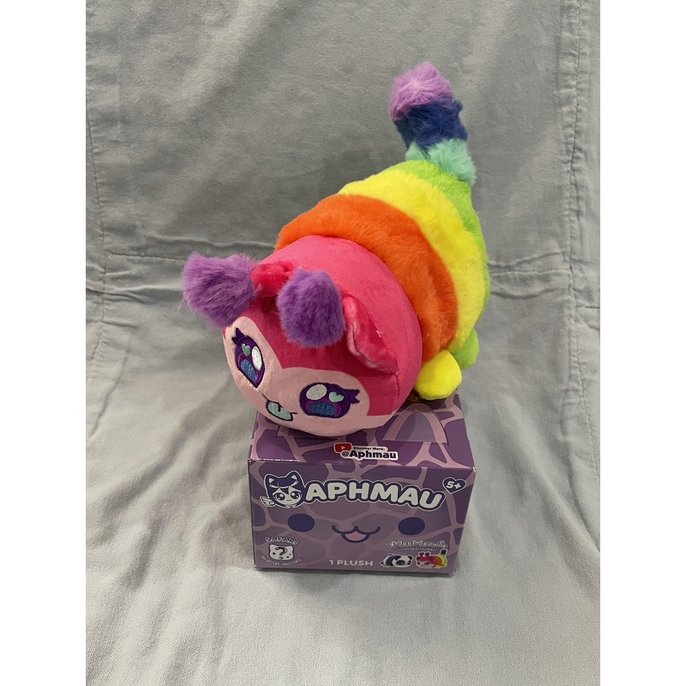 NEW Open Box Aphmau Meemeows Mystery 6" Plush - Safari Limited - Caterpillar Cat